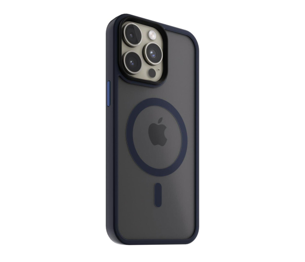 NEXT ONE Etui Mist Shield MagSafe iPhone 15 Pro midnight blue - 1318683 - zdjęcie 2